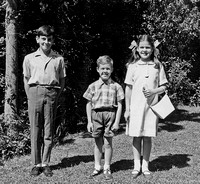 Chris, Peter, Angela in late 1967