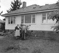 Emily & Frank Cullen at their new house in 1951