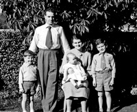 John, Kay and Children 1958