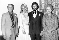 Chris's first wedding in July 1978
