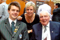Caleb Nowell with Auntie Donna & Uncle Paul in Nov 2011