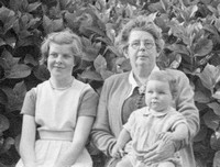 Auntie Stella, John's mother Joanna & Donald 1953
