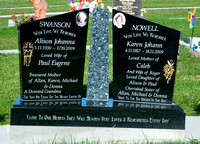 Alison & Karen's Headstone, Thames 2009