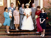 Wedding of Michael Swanson & Karen Eng in 1984